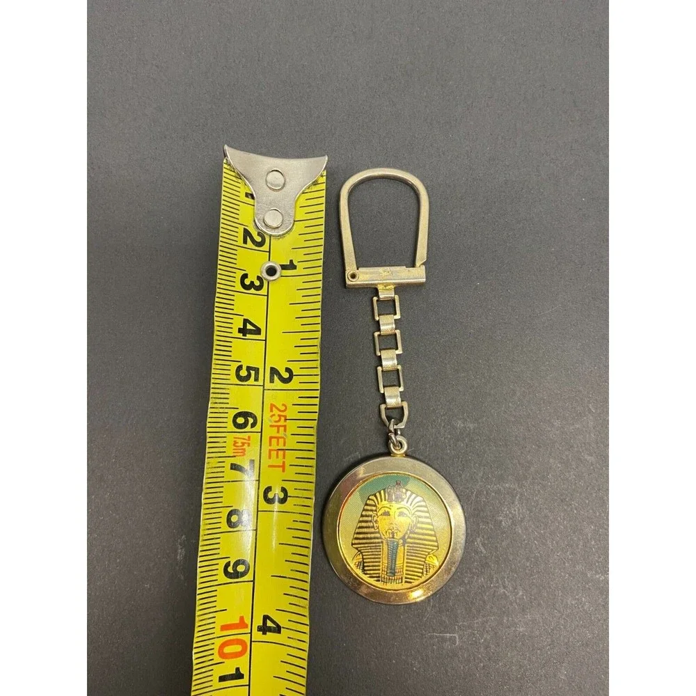Vintage Tutankhamun Metal Keychain Souvenir